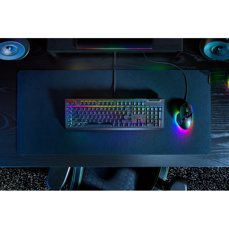 RAZER BlackWidow V4 X - Green Switch (Clicky) - Mechanische Gaming-Tastatur